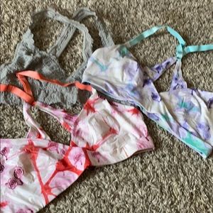 Bundle of aerie bralettes